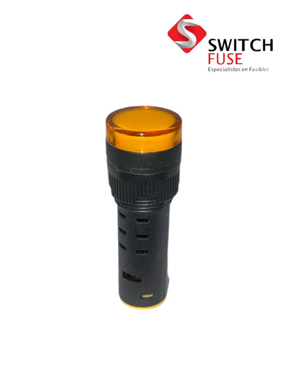 LUZ PILOTO COLOR AMBAR 16MM